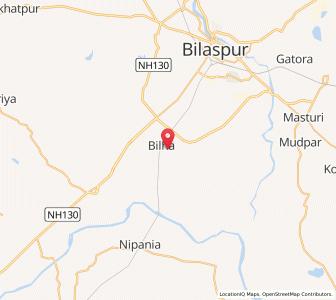 Map of Belha, Chhattisgarh