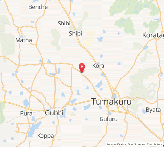 Map of Bellavi, Karnataka