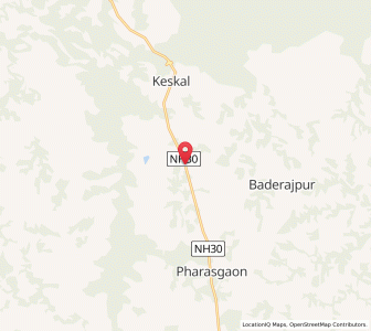 Map of Belma, Chhattisgarh