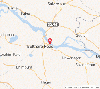 Map of Belthara, Uttar Pradesh