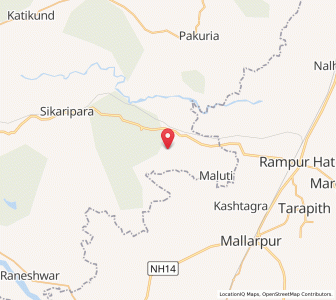 Map of Benagaria, Jharkhand