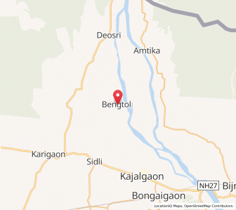 Map of Bengtol, Assam