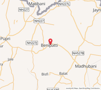 Map of Benipati, Bihar