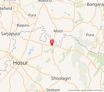 Map of Berikai, Tamil Nadu
