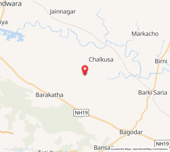 Map of Bero Kalan, Jharkhand