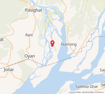 Map of Berung, Assam