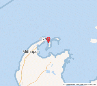 Map of Bet, Gujarat
