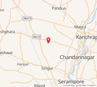 Map of Beta, West Bengal