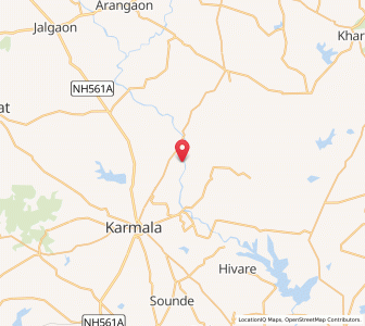 Map of Betergaon, Maharashtra