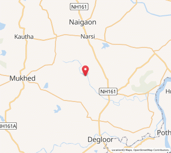 Map of Betmogra, Maharashtra