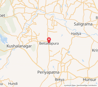 Map of Bettadpur, Karnataka