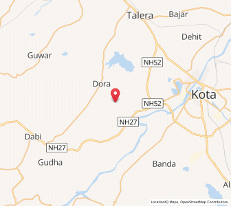 Map of Bevda, Rajasthan