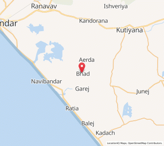 Map of Bhad, Gujarat