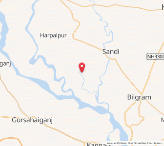 Map of Bhadar, Uttar Pradesh