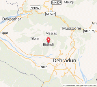Map of Bhadarkali, Uttarakhand