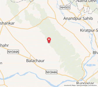 Map of Bhaddi, Punjab
