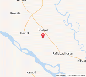 Map of Bhadeli, Uttar Pradesh