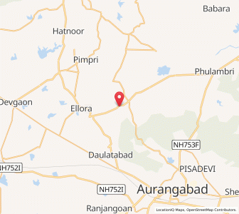 Map of Bhadji, Maharashtra