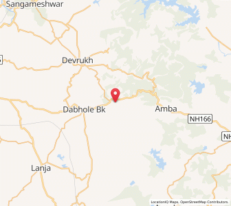 Map of Bhadkamba, Maharashtra