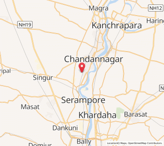 Map of Bhadreswar, Gujarat