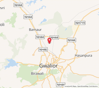 Map of Bhadroli, Madhya Pradesh