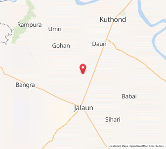 Map of Bhadwan, Uttar Pradesh