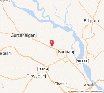 Map of Bhagatgarha, Uttar Pradesh
