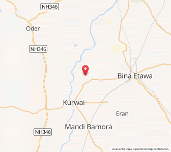 Map of Bhagoda, Madhya Pradesh
