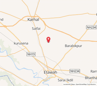 Map of Bhagwatipur Durgaprasad, Uttar Pradesh