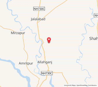 Map of Bhahpur, Uttar Pradesh