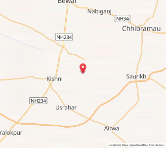 Map of Bhainsapur, Uttar Pradesh