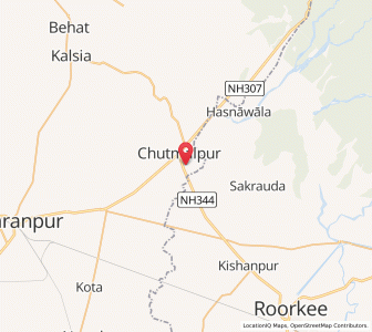 Map of Bhainsraon, Uttar Pradesh