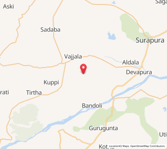 Map of Bhairapur, Karnataka