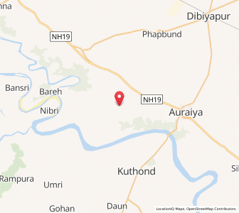 Map of Bhaironpur, Uttar Pradesh
