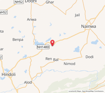 Map of Bhairopura, Rajasthan
