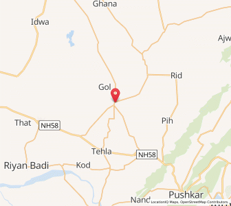 Map of Bhairunda, Rajasthan