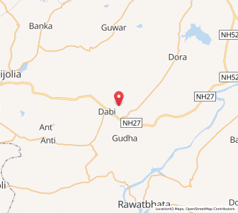 Map of Bhairupura, Rajasthan