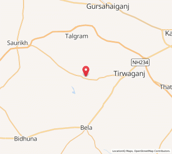 Map of Bhajuria, Uttar Pradesh