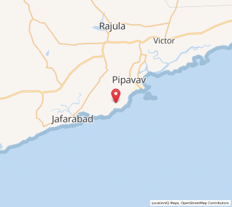 Map of Bhakodar, Gujarat