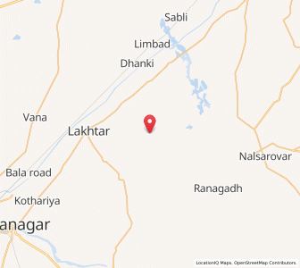 Map of Bhalala, Gujarat