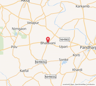 Map of Bhalavani, Maharashtra