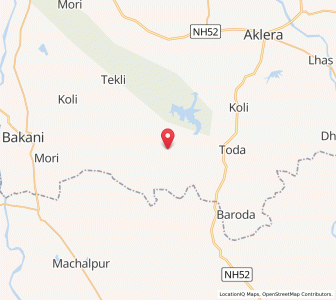 Map of Bhalta, Rajasthan