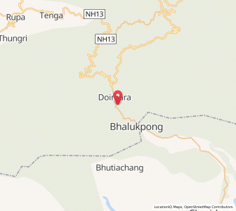 Map of Bhalukpung, Arunachal Pradesh