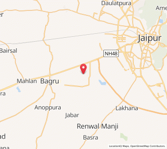 Map of Bhamoriya, Rajasthan