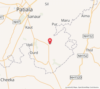 Map of Bhamuan, Punjab