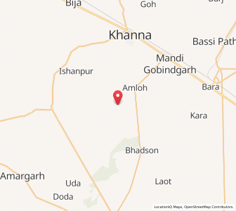 Map of Bhanbrian, Punjab