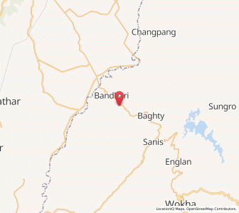Map of Bhandari, Assam