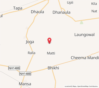 Map of Bhandher, Punjab
