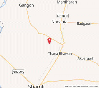 Map of Bhanera Uda, Uttar Pradesh