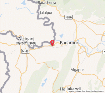 Map of Bhanga, Assam